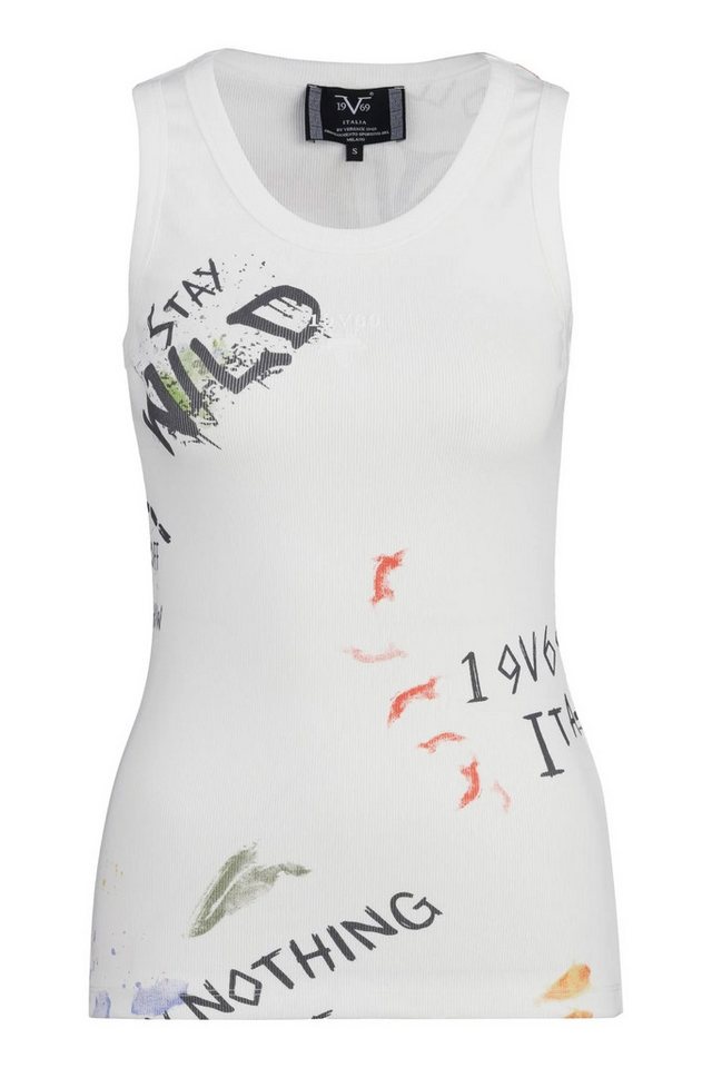 19V69 ITALIA Tanktop - 19V69 ITALIA by VERSACE - TANK TOP - BENICE GRAFFITI von 19V69 ITALIA