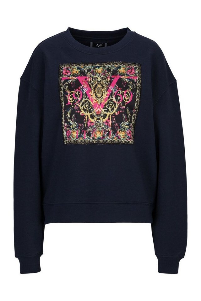 19V69 Italia by Versace Sweatshirt SABA Damen Rundhalspullover mit Barock-Print (XS-XXL) von 19V69 Italia by Versace