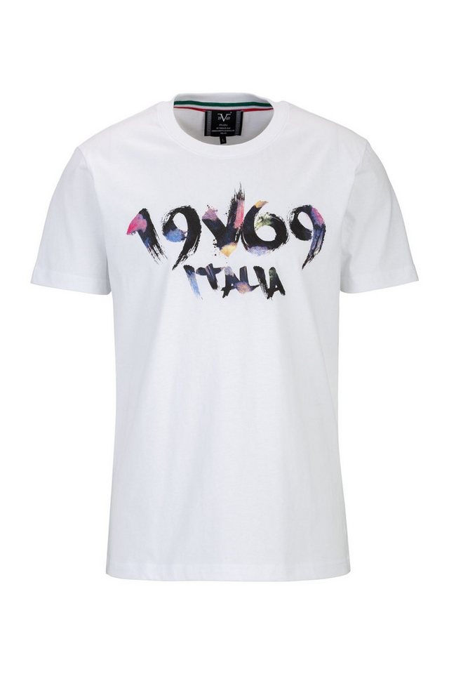 19V69 Italia by Versace T-Shirt TAYLER mit grafischem Print '1969 Italia' (S-3XL) von 19V69 Italia by Versace