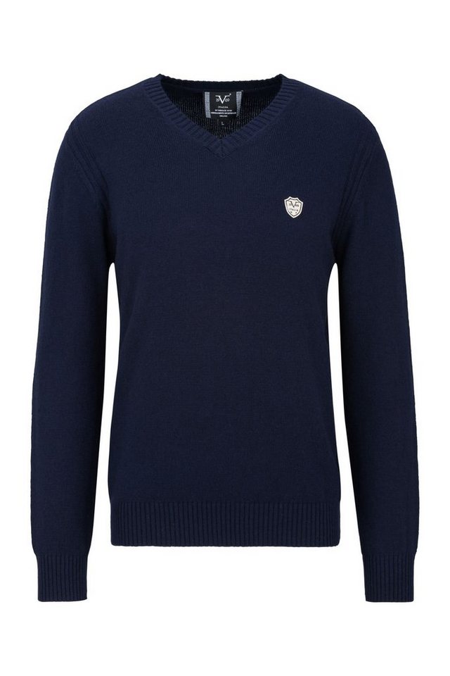 19V69 Italia by Versace V-Ausschnitt-Pullover by Versace Sportivo SRL - Gino von 19V69 Italia by Versace