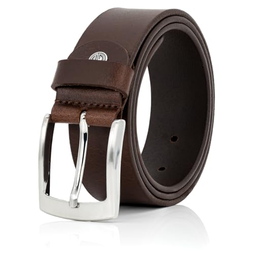 LINDENMANN Gürtel Herren Vollledergürtel aus Büffelleder, 40 mm breit, kürzbar, Gürtel, Ledergürtel, Jeans-Gürtel, XL, braun, Größe/Size:90 LINDENMANN Gürtel Herren Vollledergürtel aus Büffelleder, 40 mm breit, kürzbar, Gürtel, Ledergürtel, Jeans-Gürtel, XL, braun, Größe/Size:90 von LINDENMANN