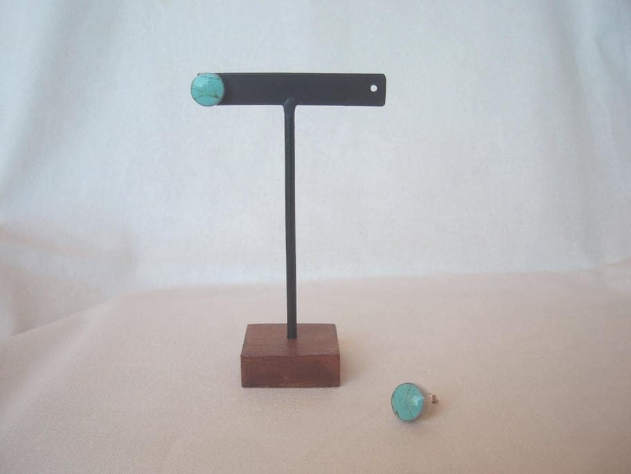 5 Stk. Ohrstecker-Anzeige Und Teak-Holz-Basis # Eisen Gestüt Zeigt Ohrstecker Schmuck-Displays 5 Stk. Ohrstecker-Anzeige Und Teak-Holz-Basis # Eisen Gestüt Zeigt Ohrstecker Schmuck-Displays von 1CraftExtravaganza