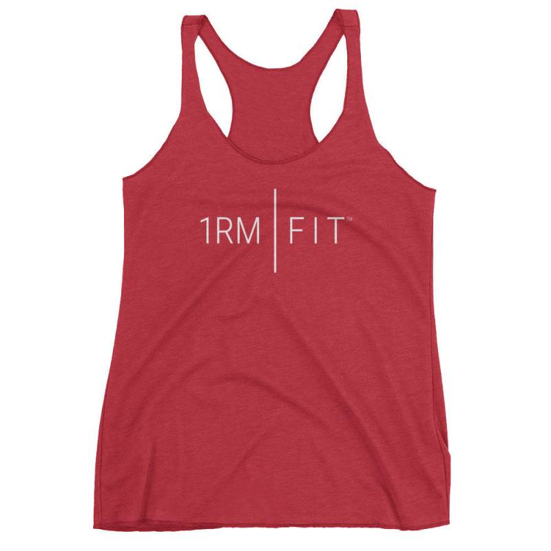 1Rm | Sitz - Ladies' Triblend Crossfit/Workout Racerback Tank 1Rm | Sitz - Ladies' Triblend Crossfit/Workout Racerback Tank von 1RMFIT