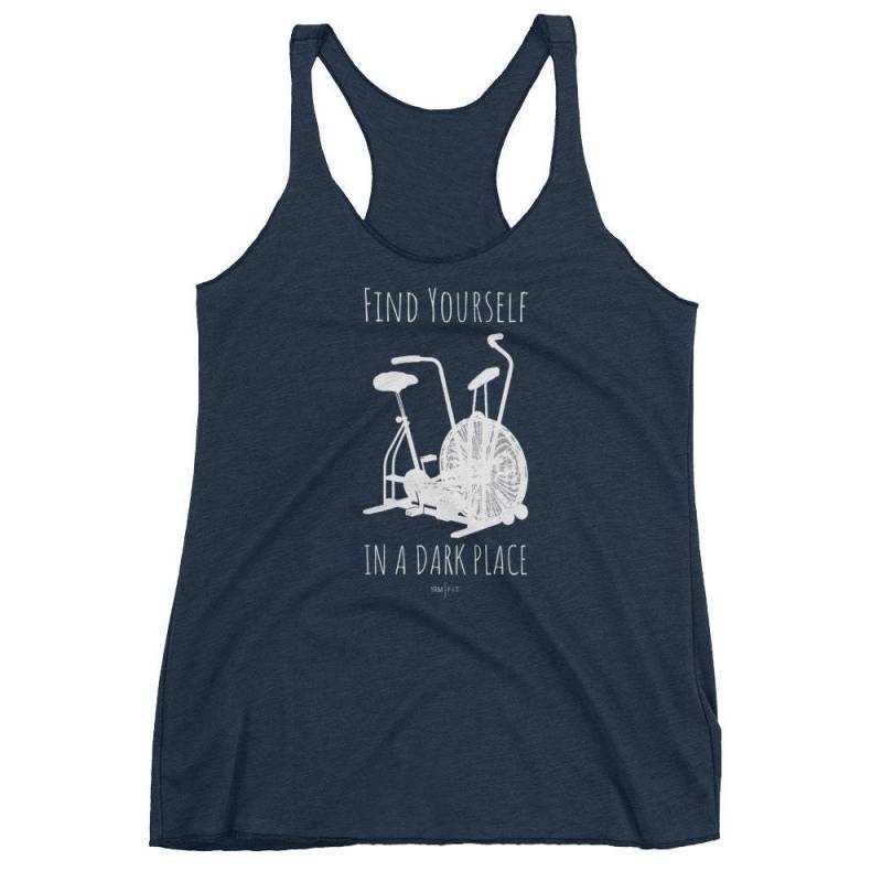Finden Sie Sich in Einem Dunklen Ort - Crossfit Damen Tank Top Finden Sie Sich in Einem Dunklen Ort - Crossfit Damen Tank Top von 1RMFIT
