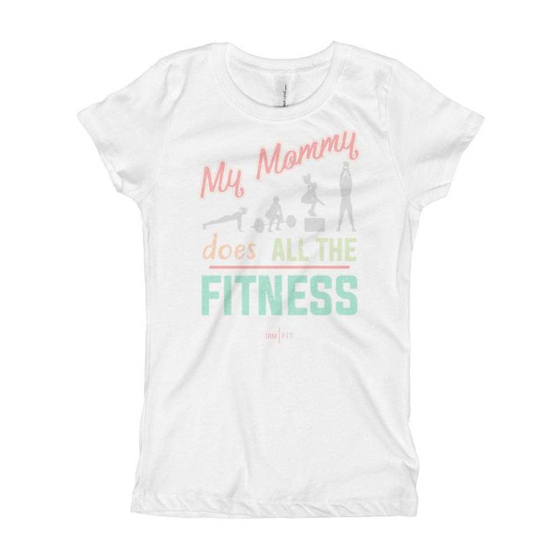 Meine Mama Hat Die Fitness - Crossfit/Bootcamp Mädchen T-Shirt von 1RMFIT