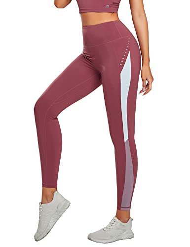 1a1a Nylon Damen Sport Leggings Colour Block Blickdicht Sporthose Hohe Taille Yoga Leggings Grau Rose XL 1a1a Nylon Damen Sport Leggings Colour Block Blickdicht Sporthose Hohe Taille Yoga Leggings Grau Rose XL von 1a1a