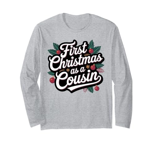 Erstes Weihnachten als Cousin Familienurlaub Neue Baby-Cousins Langarmshirt Erstes Weihnachten als Cousin Familienurlaub Neue Baby-Cousins Langarmshirt von 1st Christmas as a Cousin Matching Family Group