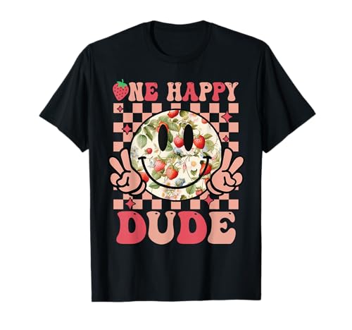 Girl of The Berry Familienpaarung zum ersten Geburtstag, Erdbeermotiv T-Shirt Girl of The Berry Familienpaarung zum ersten Geburtstag, Erdbeermotiv T-Shirt von 1st First Birthday Strawberry dude Gifts