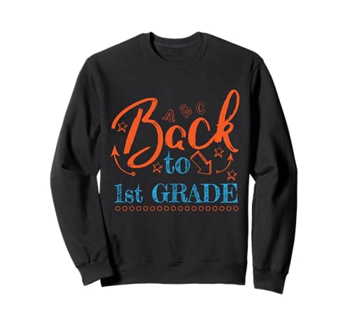 Erste Klasse Zurück zur Schule Erster Tag Boy Girl Sweatshirt von 1st Grade Back To School & Co.