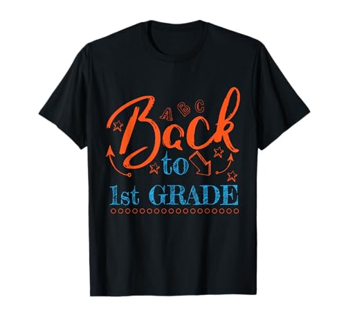 Erste Klasse Zurück zur Schule Erster Tag Boy Girl T-Shirt von 1st Grade Back To School & Co.