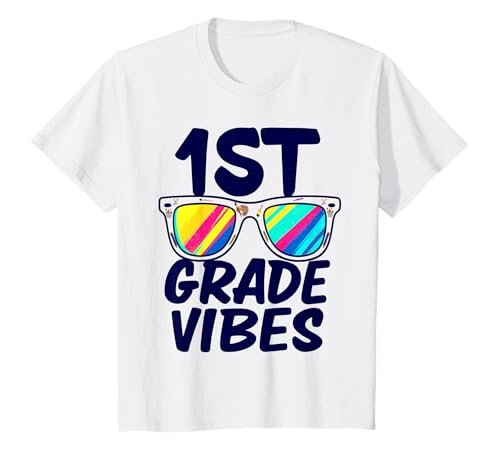 First Class Vibes Back to School Erste Klasse für Jungen und Mädchen T-Shirt First Class Vibes Back to School Erste Klasse für Jungen und Mädchen T-Shirt von 1st Grade Vibes Cool Retro Sunglasses Design