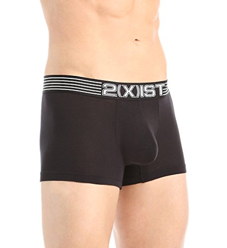 2(X)IST)ist Herren Shapewear Maximize No-Show Trunk, schwarz, Large von 2(x)ist