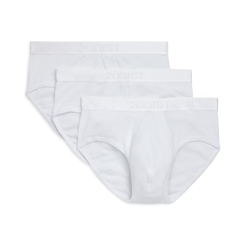 2(X)IST Herren Pima-Baumwoll-Slip, 3er-Pack, weiß 3er Pack, X-Large von 2(x)ist