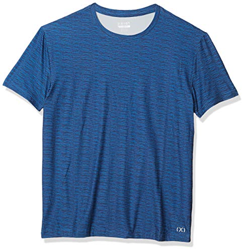 2(X)IST Herren T-Shirt Active X Logo Kurzarm - Blau - Groß von 2(x)ist
