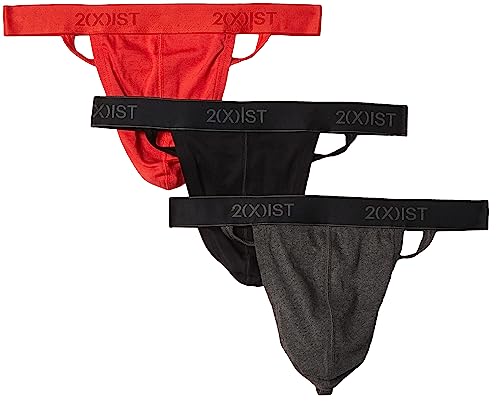 2(X)IST Herren Essential Cotton Y-Rücken Tanga 3er-Pack von 2(x)ist