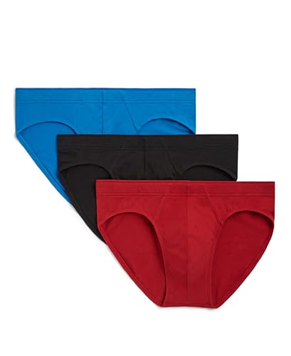 2(X)IST)ist)IST Herren-Slip, Baumwolle, Stretch, 3er-Pack - Schwarz - Medium von 2(x)ist