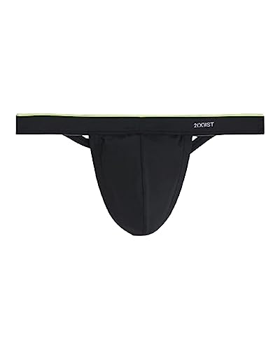 2(x)ist)IST Herren Sliq Micro Y-Back String, Tiefschwarz, Medium von 2(x)ist