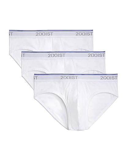 2(x)ist)IST Baumwoll-Stretch-Unterhose, 3 Stück - Weiß - Medium von 2(x)ist