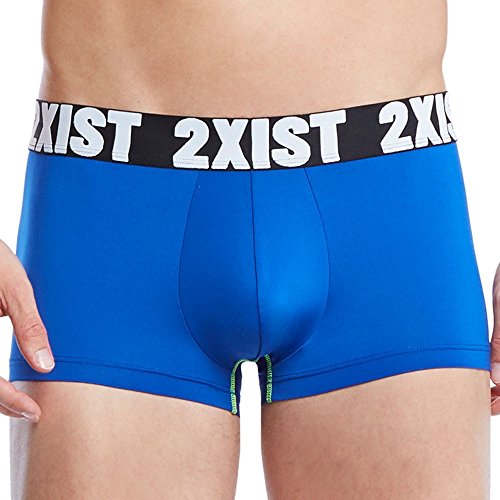 2(x)ist Retro Micro No-Show Trunk Unterwäsche - Blau - Medium von 2(x)ist