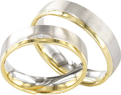 JC TRAURINGE 2 HEARTS COLLECTION 585er EHERINGE 14 KARAT GELB- & WEIßGOLD J127 JC TRAURINGE 2 HEARTS COLLECTION 585er EHERINGE 14 KARAT GELB- & WEIßGOLD J127 von 2 Hearts Collection
