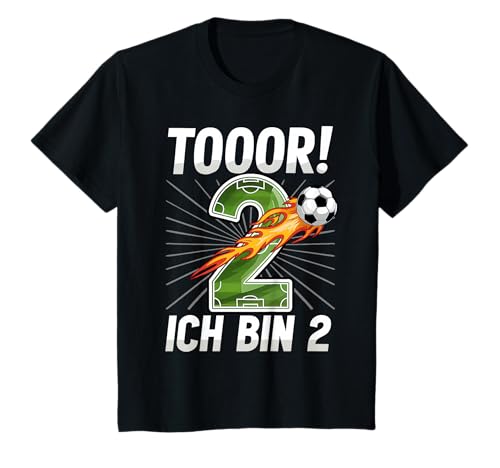Kinder Toor Ich Bin 2 Lustig 2.Geburtstag Fußball Junge 2 Jahre T-Shirt Kinder Toor Ich Bin 2 Lustig 2.Geburtstag Fußball Junge 2 Jahre T-Shirt von 2 Jahre Geburtstag Fußball Junge