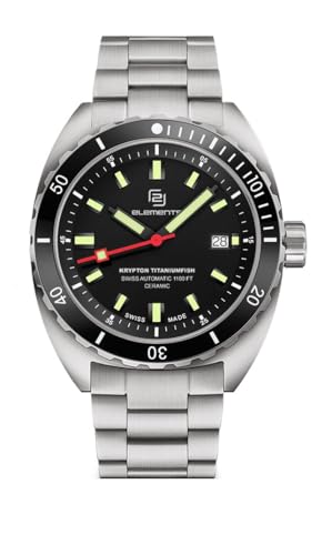 Two Elements Krypton Titaniumfish Swiss Automatic Diver Uhr von 2 elements