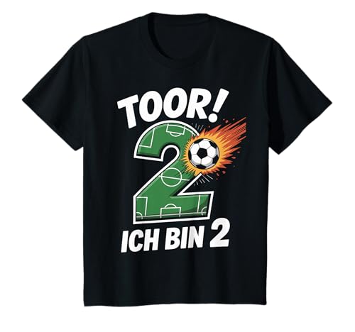 Kinder Toor Ich Bin 2 2.Geburtstag Fußball Junge 2 Jahre Cooles T-Shirt Kinder Toor Ich Bin 2 2.Geburtstag Fußball Junge 2 Jahre Cooles T-Shirt von 2. Geburtstag Junge Fußball Geschenkidee Tshirts