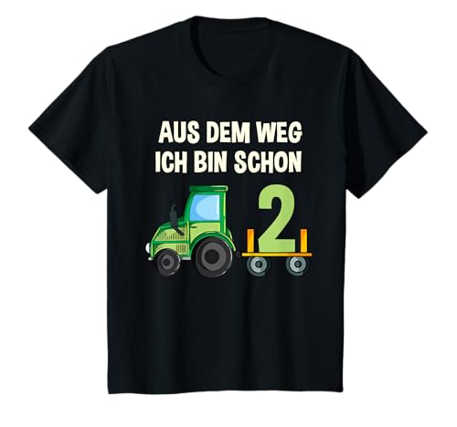 Trecker 2. Geburtstag Jungen 2 Jahre Kindergeburtstag Jungs T-Shirt von 2. Geburtstag Jungen Geschenk-Ideen