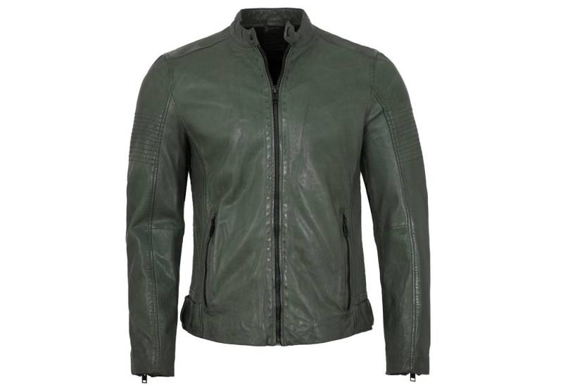 2.0 by Mauritius Lederjacke G2MAsher 2.0 by Mauritius - Herren Lederjacke Lammnappa dark sage von 2.0 by Mauritius