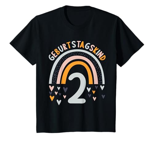 Kinder 2 Jahre alt Junge Mädchen Rainbow Regenbogen 2. Geburtstag T-Shirt Kinder 2 Jahre alt Junge Mädchen Rainbow Regenbogen 2. Geburtstag T-Shirt von 2.Geburtstag Rainbow Junge Mädchen Regenbogen