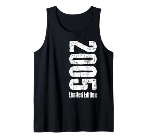 20. Geburtstag Geschenke Mädchen Junge 2005 Limited Edition Tank Top von 20 Jahre Mann Frau Geschenkidee 2005 geboren