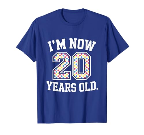 20. Geburtstag für sie Ich Bin jetzt 20 Jahre alt Cooler Geburtstag T-Shirt 20. Geburtstag für sie Ich Bin jetzt 20 Jahre alt Cooler Geburtstag T-Shirt von 20 Years Old Cool Birthday Vibes