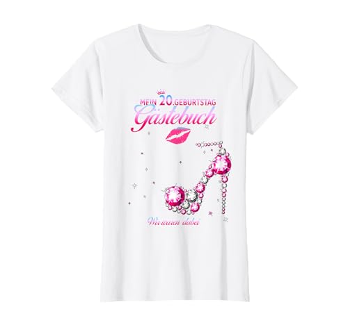 20. Geburtstag Gästebuch Frau 2005 Damen Gästebuch 20 Jahre T-Shirt 20. Geburtstag Gästebuch Frau 2005 Damen Gästebuch 20 Jahre T-Shirt von 20. Geburtstag Gästebuch Shirt Geschenk Party Deko