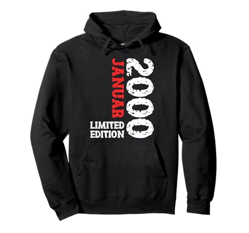 25. Geburtstag Frauen Männer Limited Edition Januar 2000 Pullover Hoodie 25. Geburtstag Frauen Männer Limited Edition Januar 2000 Pullover Hoodie von 2000 Geburtstag Damen Herren Geburtstagsgeschenk