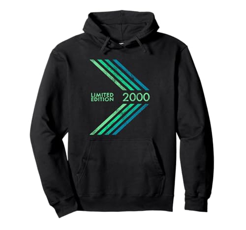 Geburtstag 2000 Limited Edition Herren Damen Sportive Stripe Pullover Hoodie Geburtstag 2000 Limited Edition Herren Damen Sportive Stripe Pullover Hoodie von 2000 Limited Edition Men's Women's Birthday