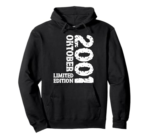 24. Geburtstag Frauen Männer Limited Edition Oktober 2001 Pullover Hoodie 24. Geburtstag Frauen Männer Limited Edition Oktober 2001 Pullover Hoodie von 2001 Geburtstag Damen Herren Geburtstagsgeschenk