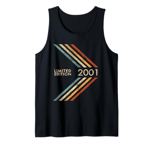 Geburtstag 2001 Limited Edition Herren Damen Vintage Style Tank Top von 2001 Limited Edition Sport Vintage Style Birthday