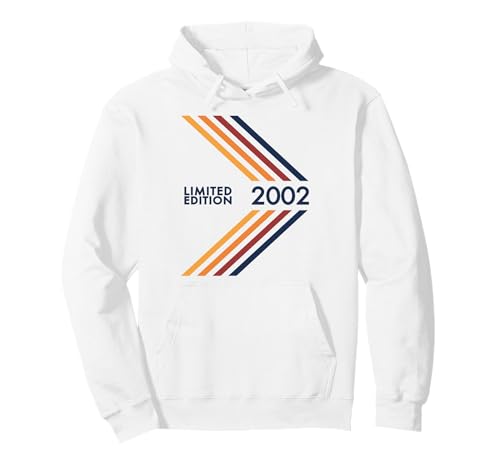 Geburtstag 2002 Limited Edition Herren Damen Vintage Sport Style Pullover Hoodie von 2002 Limited Edition Sport Vintage Style Birthday