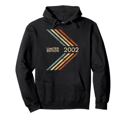 Geburtstag 2002 Limited Edition Herren Damen Vintage Style Pullover Hoodie von 2002 Limited Edition Sport Vintage Style Birthday