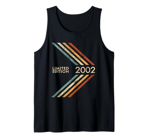 Geburtstag 2002 Limited Edition Herren Damen Vintage Style Tank Top von 2002 Limited Edition Sport Vintage Style Birthday