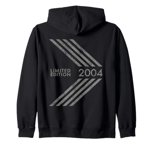 Geburtstag 2004 Limited Edition für Männer Frauen Retro Kapuzenjacke Geburtstag 2004 Limited Edition für Männer Frauen Retro Kapuzenjacke von 2004 Limited Edition Mens Womens Birthday