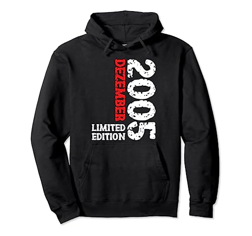 19. Geburtstag Frauen Männer Limited Edition Dezember 2005 Pullover Hoodie von 2005 Geburtstag Damen Herren Geburtstagsgeschenk