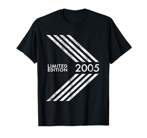 Geburtstag 2005 Limited Edition für Männer Frauen Vintage T-Shirt Geburtstag 2005 Limited Edition für Männer Frauen Vintage T-Shirt von 2005 Limited Edition Mens Womens Birthday