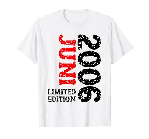 19. Geburtstag Deko Frauen Männer Limited Edition Juni 2006 T-Shirt von 2006 Geburtstag Damen Herren Geburtstagsgeschenk
