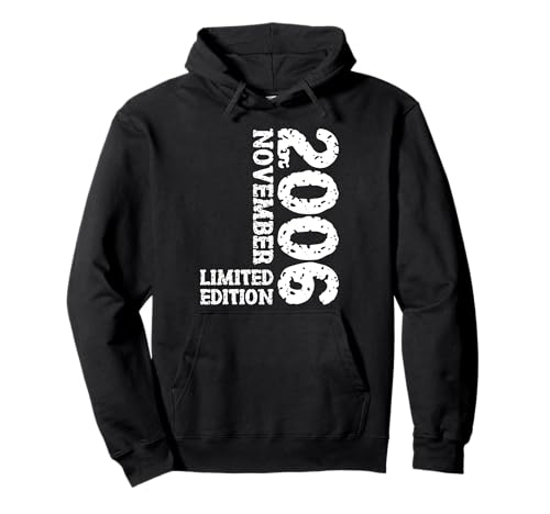 19. Geburtstag Frauen Männer Limited Edition November 2006 Pullover Hoodie von 2006 Geburtstag Damen Herren Geburtstagsgeschenk