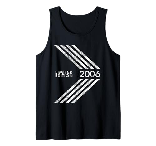 Geburtstag 2006 Limited Edition für Männer Frauen Vintage Tank Top Geburtstag 2006 Limited Edition für Männer Frauen Vintage Tank Top von 2006 Limited Edition Mens Womens Birthday