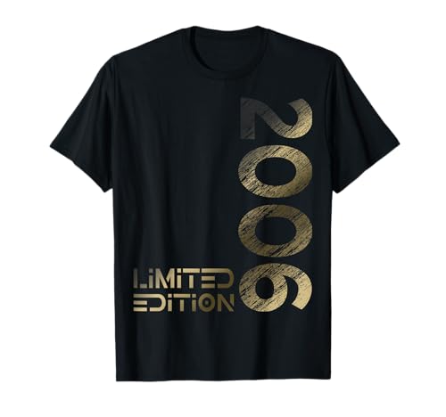 Limited Edition Jahrgang 2006 Junge Mädchen 19. Geburtstag T-Shirt von 2006 Lustige Geschenke zum 19. Geburtstag
