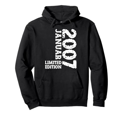 18. Geburtstag Frauen Männer Limited Edition Januar 2007 Pullover Hoodie 18. Geburtstag Frauen Männer Limited Edition Januar 2007 Pullover Hoodie von 2007 Geburtstag Damen Herren Geburtstagsgeschenk