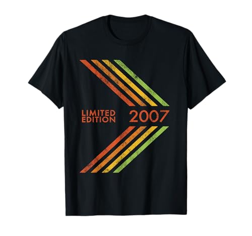 18. Geburtstag für Jungen und Mädchen 2007, Limitierte Edition Sportive T-Shirt 18. Geburtstag für Jungen und Mädchen 2007, Limitierte Edition Sportive T-Shirt von 2007 Limited Edition 18th Birthday For Girl Boy