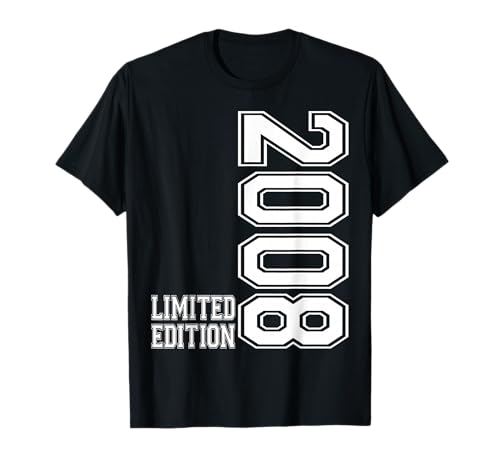 18. Geburtstag Junge Mädchen 18 Jahre 2008 Dekoration Lustig T-Shirt 18. Geburtstag Junge Mädchen 18 Jahre 2008 Dekoration Lustig T-Shirt von 2008 18. Geburtstag 18 Jahre Herren Dame Deko